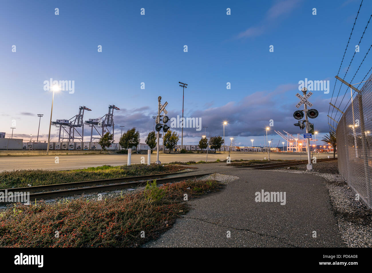 Parc Littoral Port moyen Banque D'Images