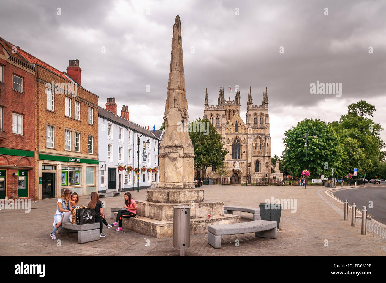 Selby Abbey.Yorkshire. Banque D'Images