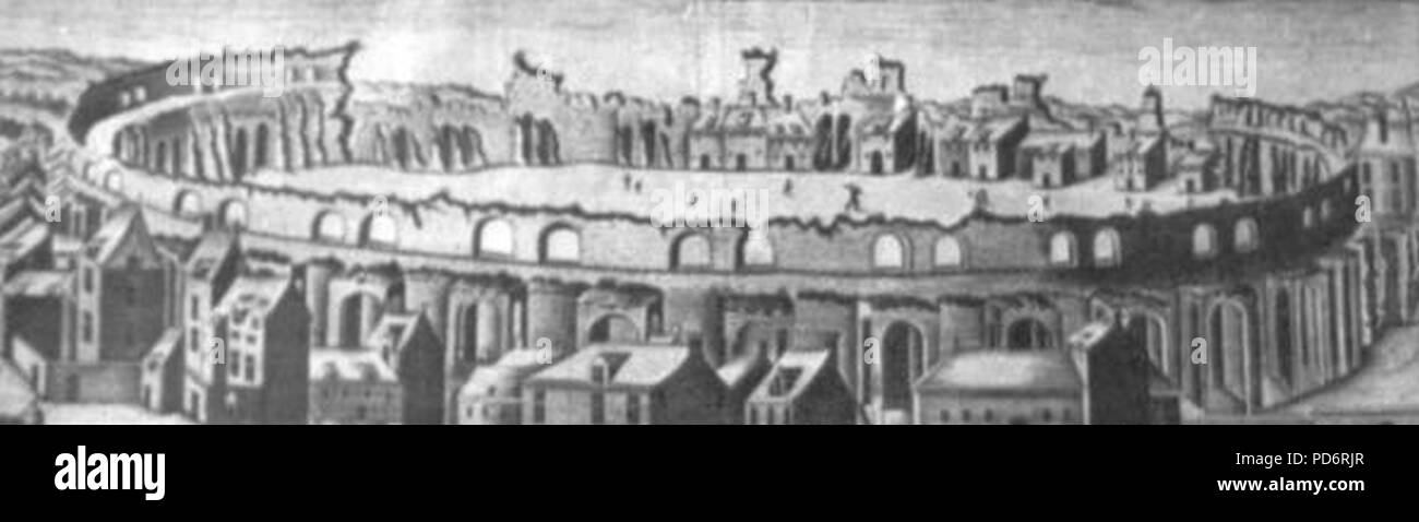 Poitiers - Amphithéâtre Claude Chastillon 1641. Banque D'Images