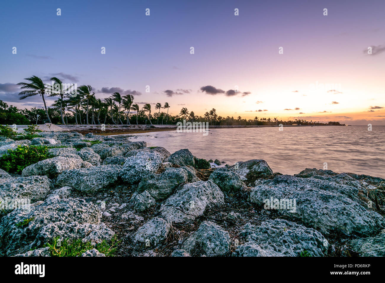 Smathers Beach Banque D'Images