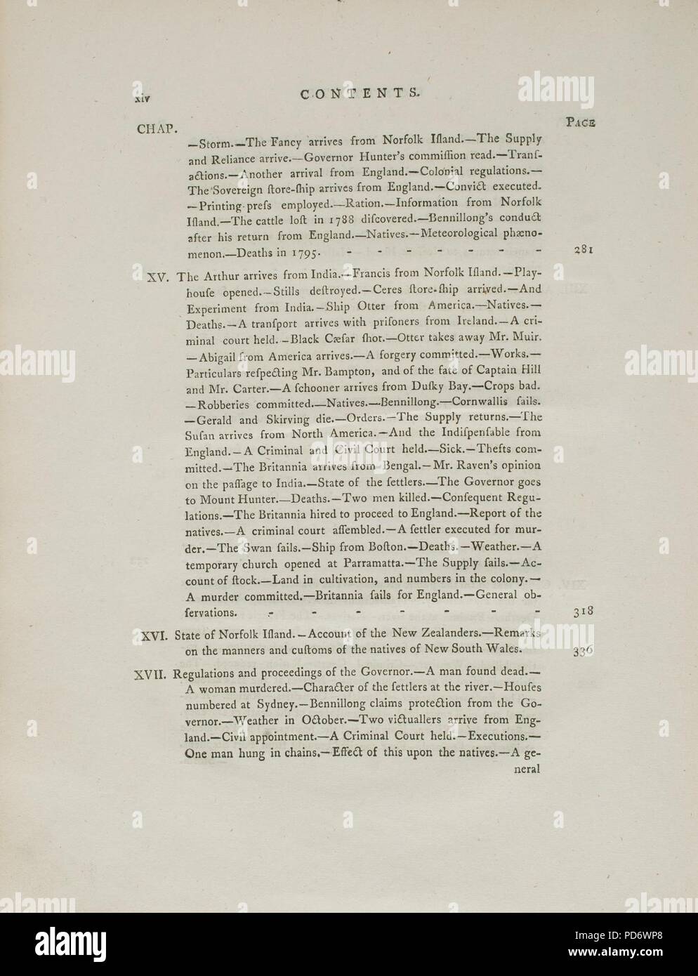 Un compte de la colonie anglaise en Nouvelle Galles du Sud, à partir de sa première colonie en janvier 1788 à août 1801 Banque D'Images