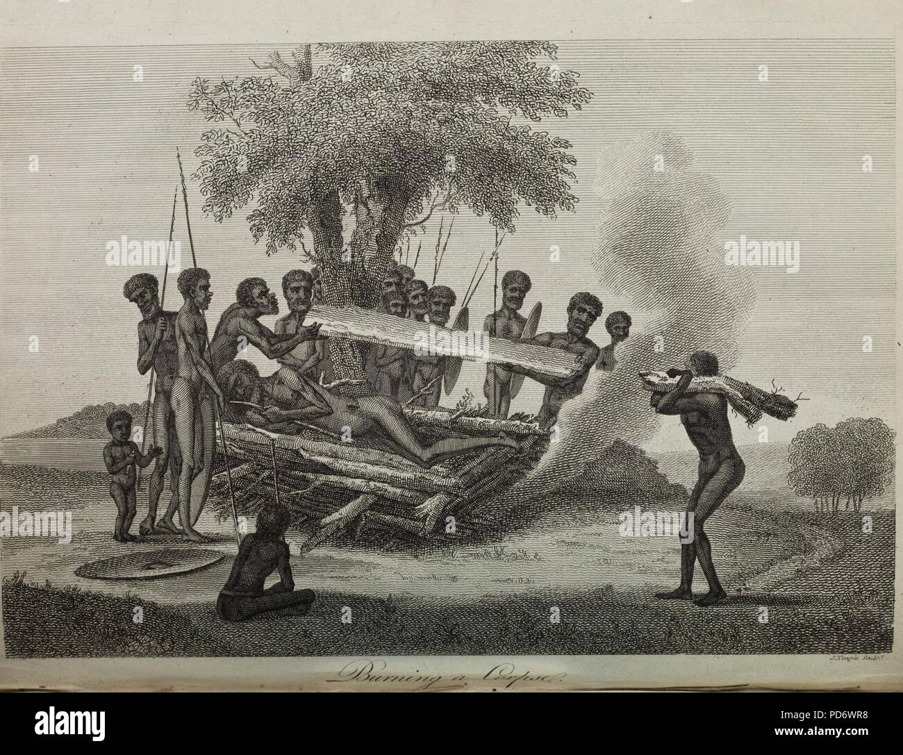 Un compte de la colonie anglaise en Nouvelle Galles du Sud, à partir de sa première colonie en janvier 1788 à août 1801 Banque D'Images