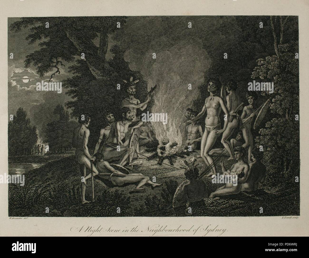 Un compte de la colonie anglaise en Nouvelle Galles du Sud, à partir de sa première colonie en janvier 1788 à août 1801 Banque D'Images