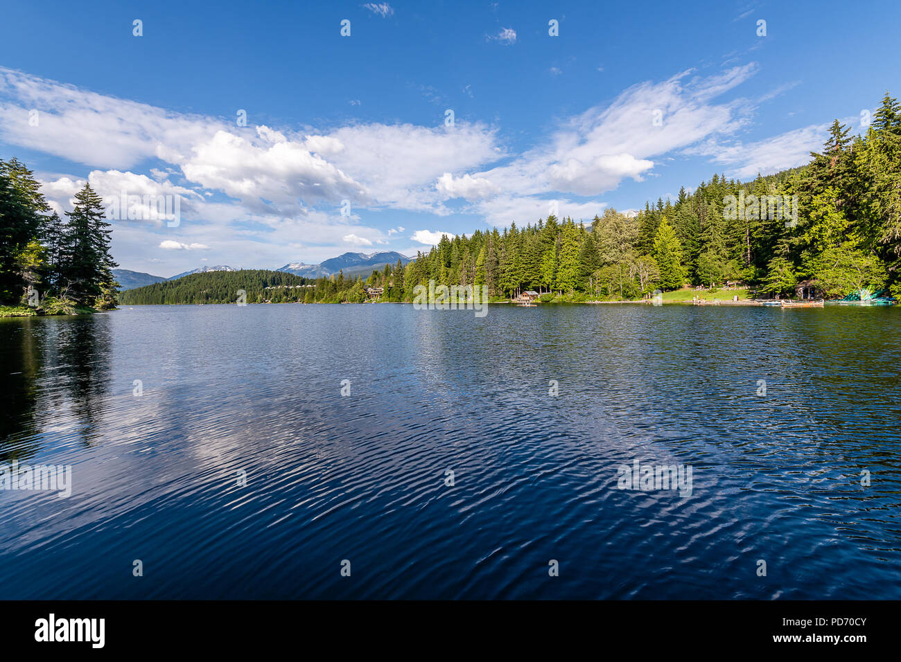 Vue de la vallée de l'Alta Lake Trail Banque D'Images