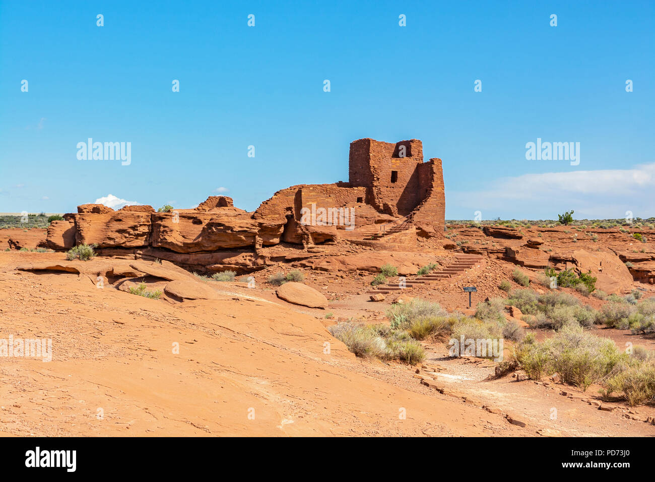 Wupatki National Monument, Arizona, Wukoki Pueblo Banque D'Images