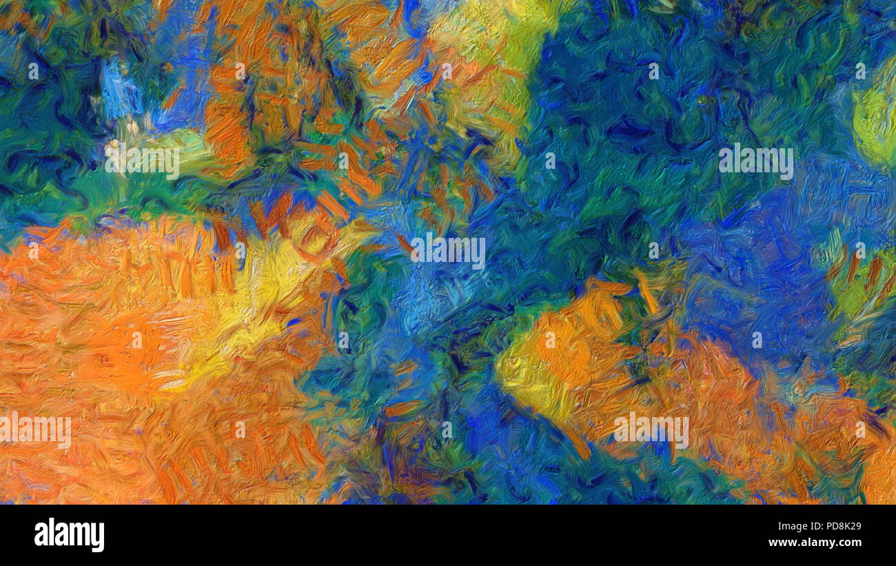 Abstract texture background. Digital design peinture d'art de l'impressionnisme. Motif artistique dessiné à la main. L'art moderne. Bon pour les produits imprimés. Banque D'Images