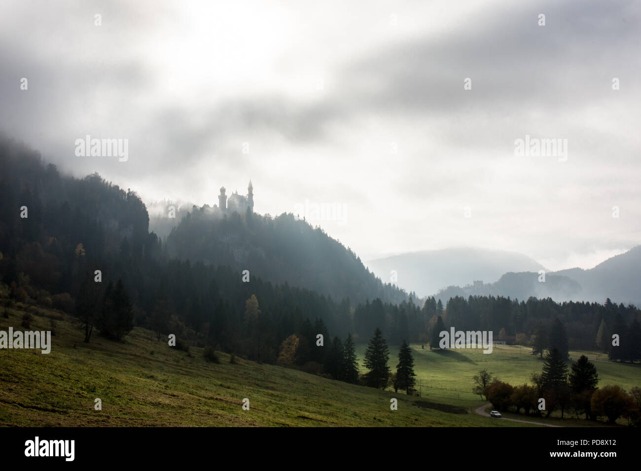 L'église baroque st. coloman en Bavière hohenschwangau Banque D'Images