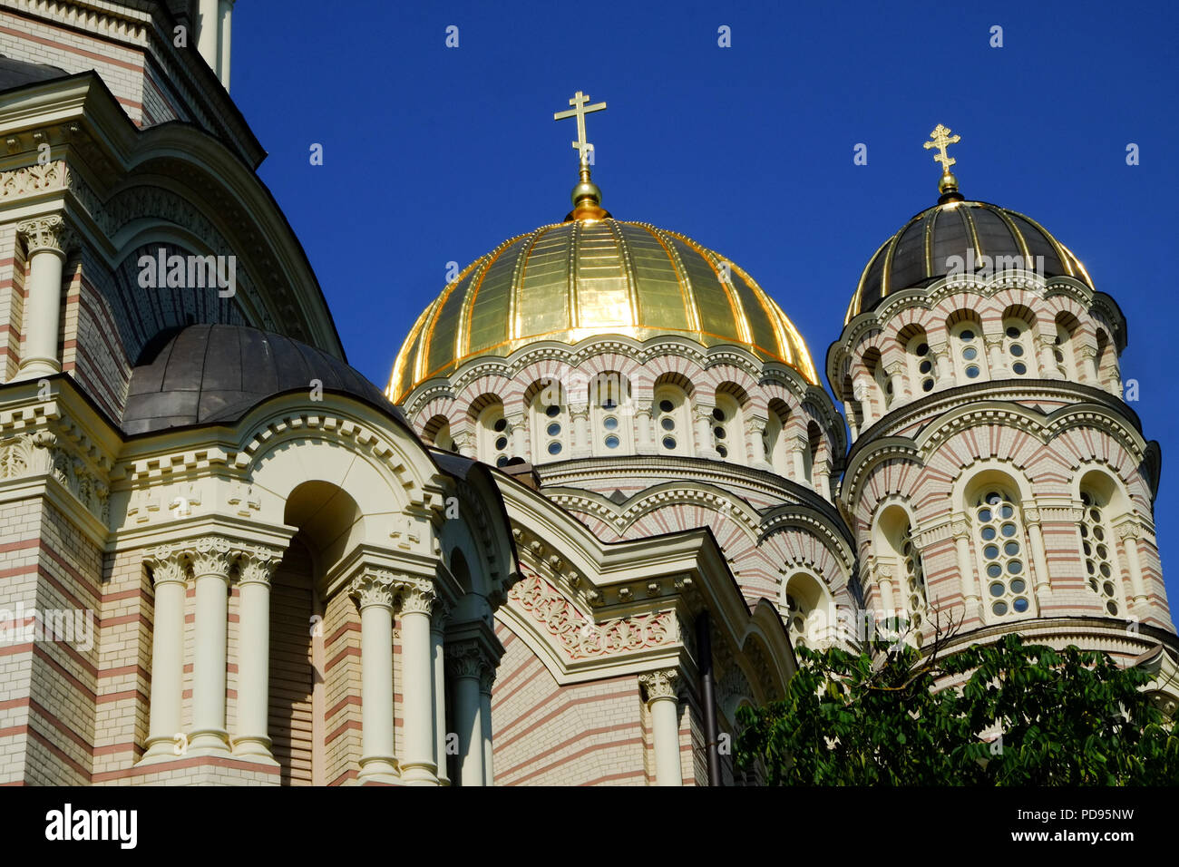 Nativité du Christ Riga Riga Cathédrale, capitale de la Lettonie, Août 2018 Banque D'Images