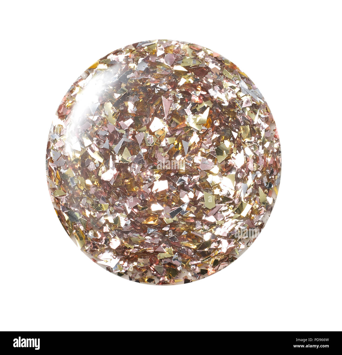 Vernis à ongles métallique de la piscine/vernis Banque D'Images