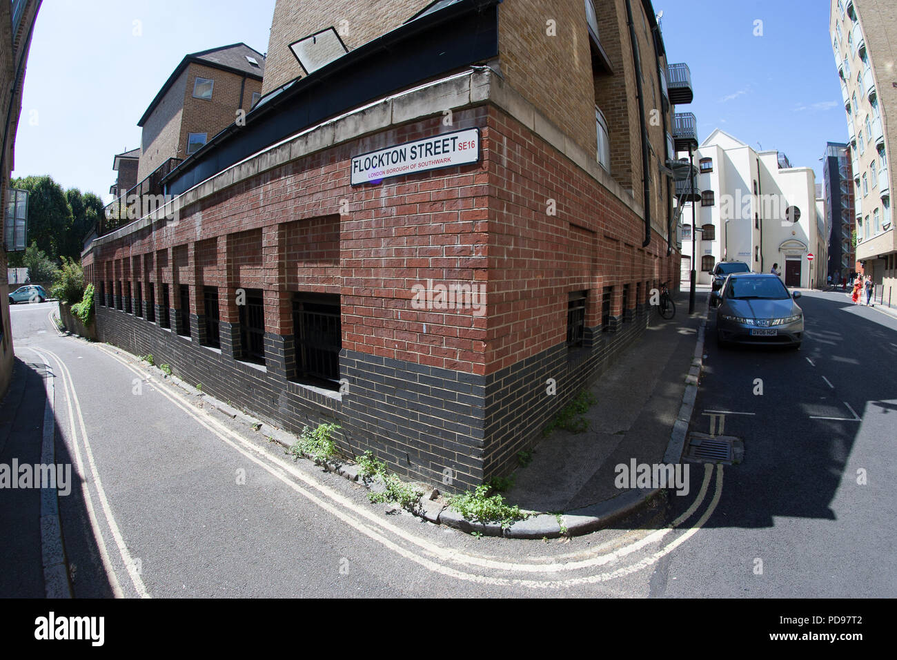 London Docklands St sauveurs Dock area Banque D'Images
