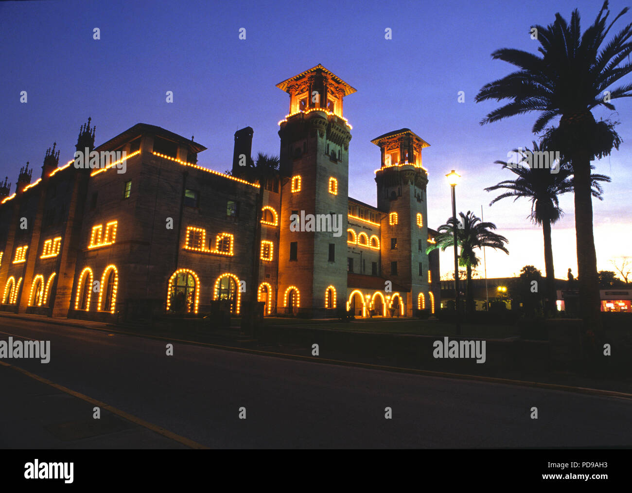 Nuits de feux, Saint Augustine, Floride Banque D'Images