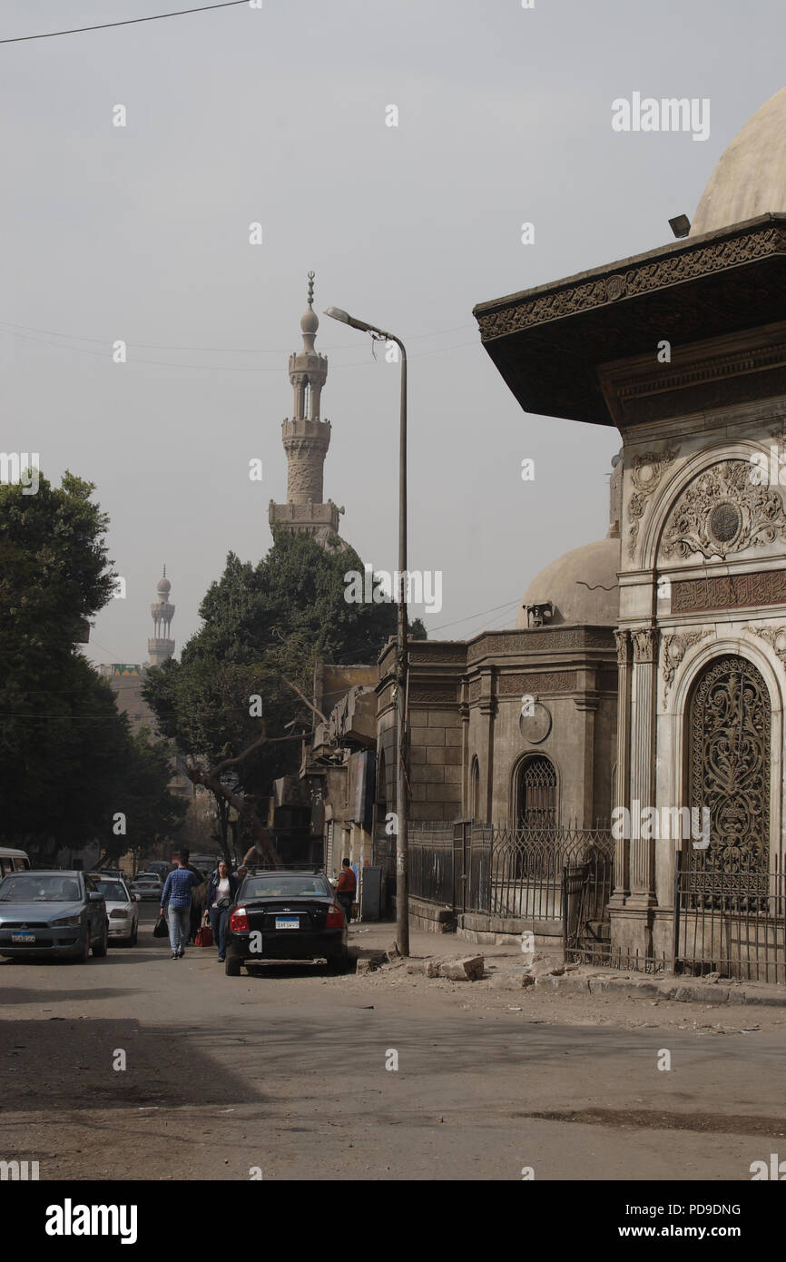 Mosquées et ruines Banque D'Images