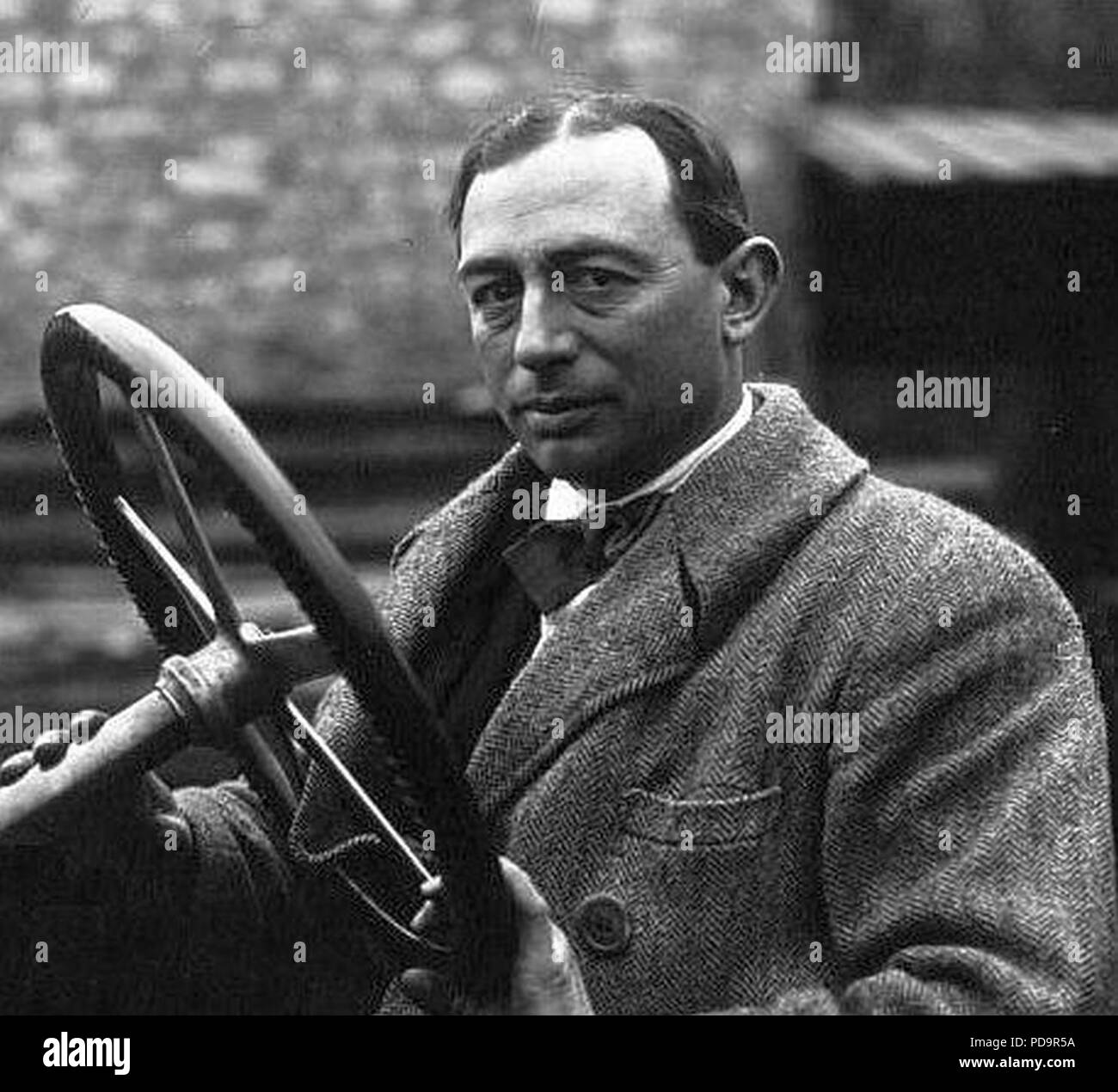 André Lagache le 21 avril 1921 sur Chenard et Walcker Sport Grand Prix de l'ua de la Corse (rognée). Banque D'Images