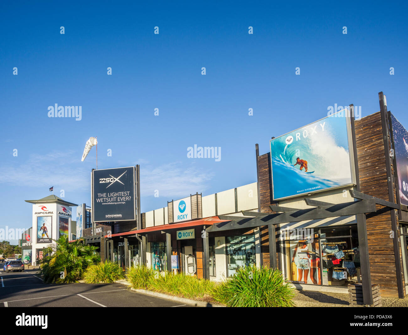 Magasins de Surf Surf Coast Plaza, à Torquay, Victoria, Australie Banque D'Images