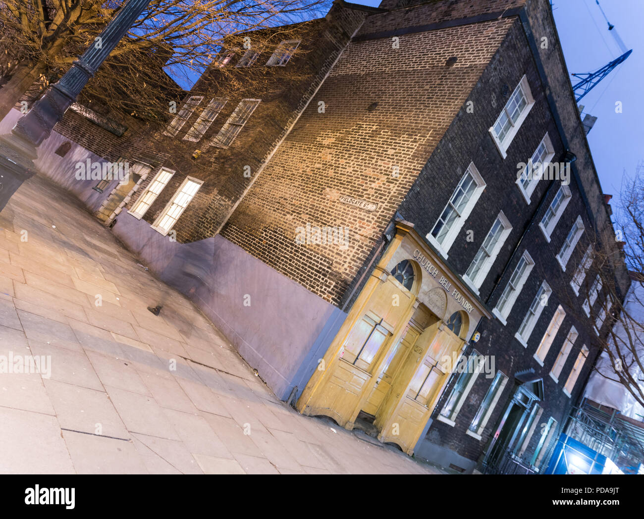 L'ancien Whitechapel Bell Foundry, Londres Banque D'Images