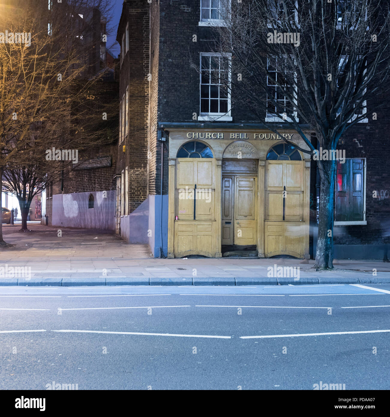 L'ancien Whitechapel Bell Foundry, Londres Banque D'Images