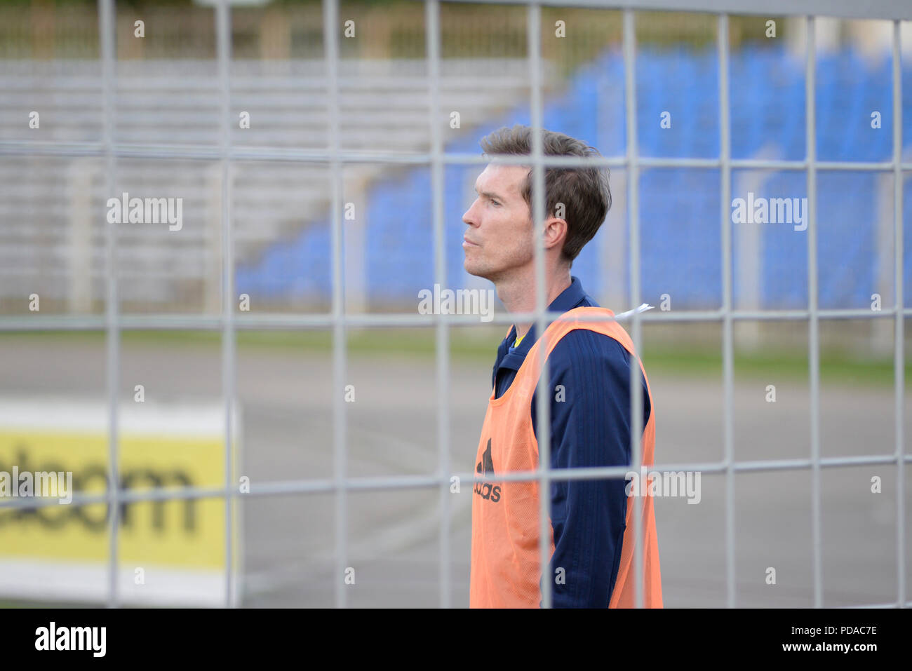 MINSK, BELARUS - 23 MAI 2018 : Alexander Hleb réchauffé au cours de la Premier League match de football entre le FC Dynamo Minsk et Banque D'Images