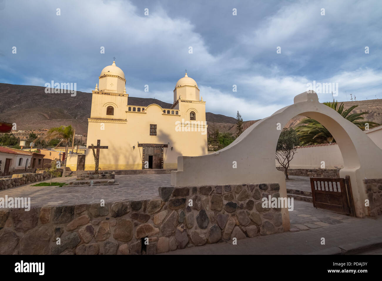 L'Église - Tilcara Tilcara, Jujuy, Argentine Banque D'Images