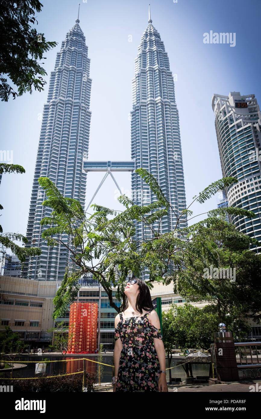 Kuala Lumpur, 27 févr. 2016 : Irene portrait tournage en Malaisie, elle est une fille thaïe, beau charmant et plein d'énergie. Une belle dame de devenir ma Banque D'Images