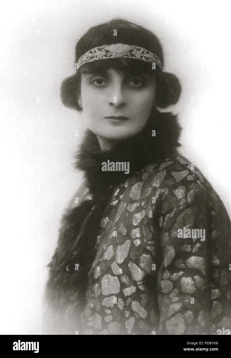 Anna, comtesse de Noailles, 1922. Banque D'Images