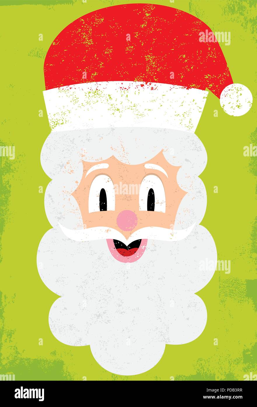 Portrait de Santa Illustration de Vecteur