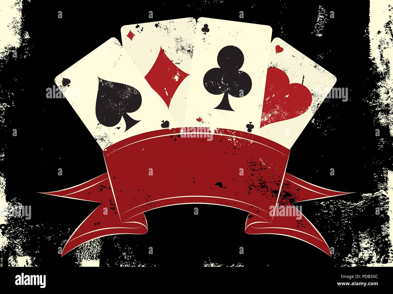 Cartes à jouer insignia Illustration de Vecteur