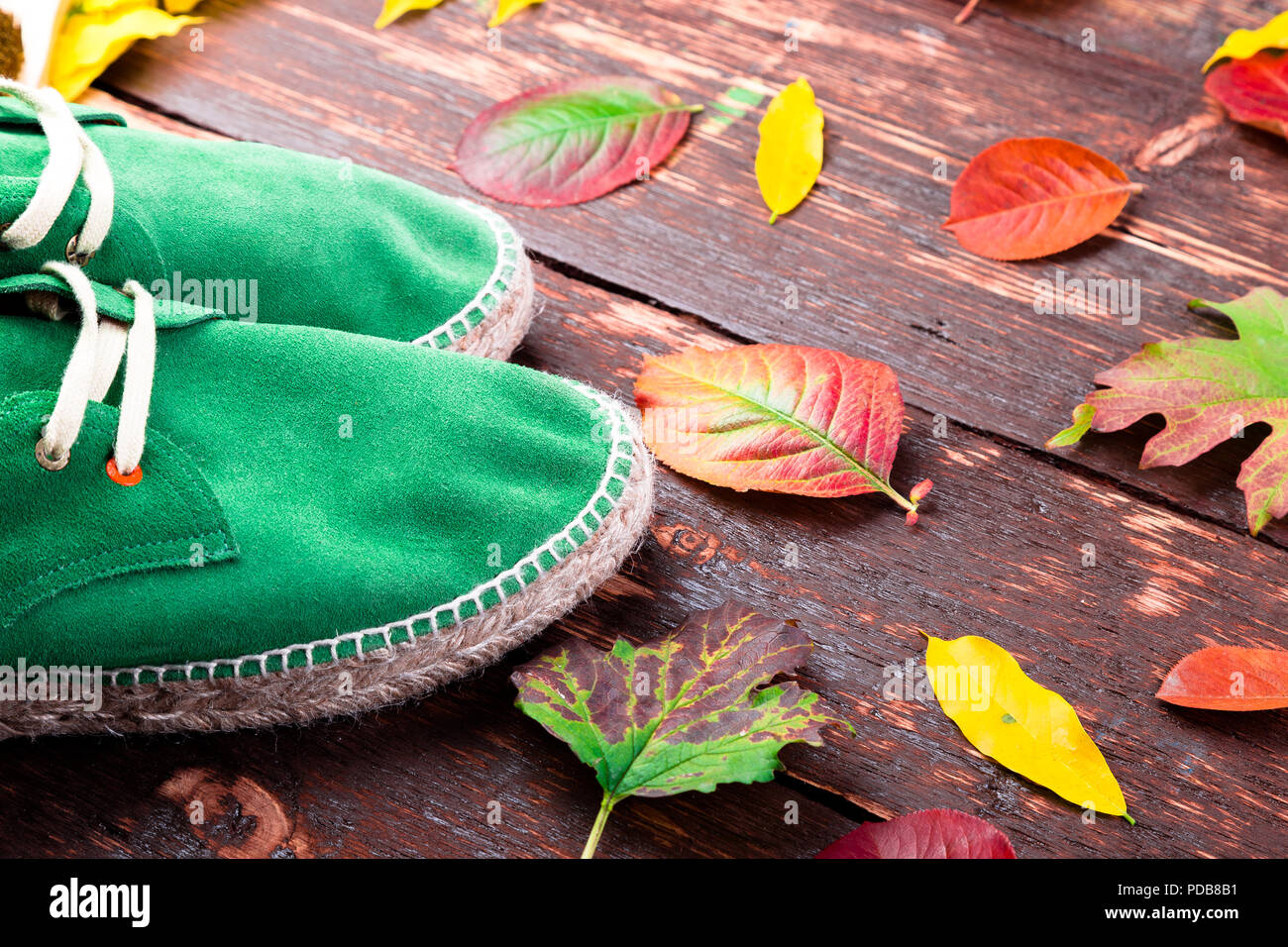 espadrilles homme vert