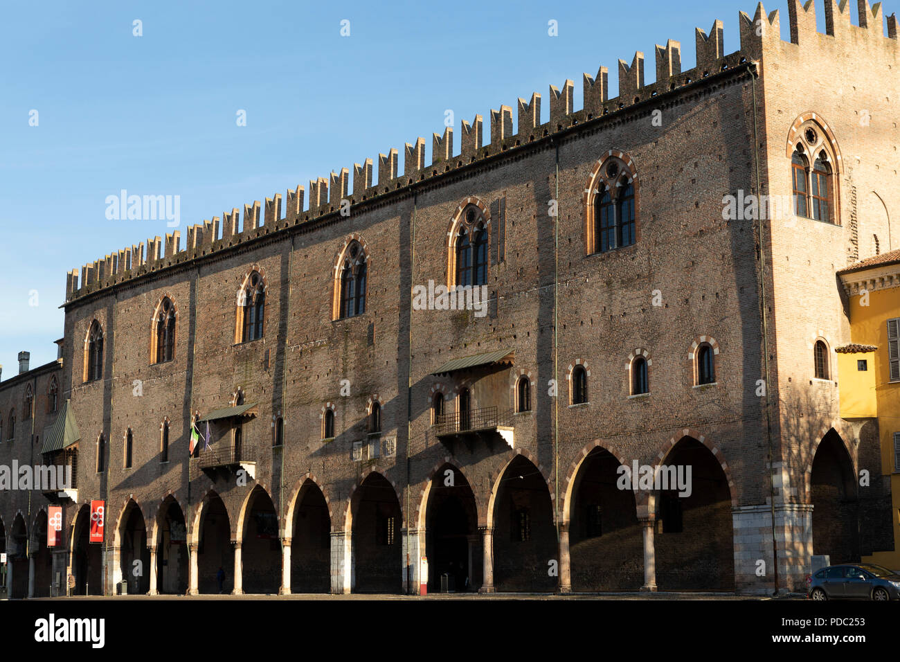 Le Palais des Doges (Palazzo Ducale di Mantova) à Mantoue, Italie. Le palais a été la résidence de la famille Gonzague Banque D'Images