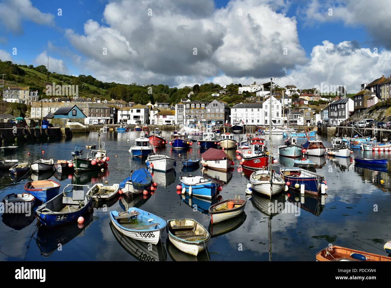 Mevagissey Cornwall Harbour Banque D'Images