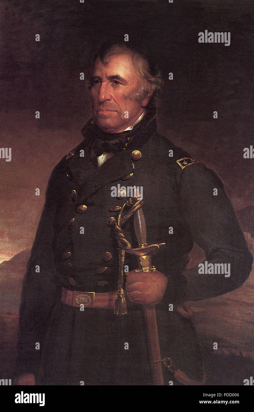 Zachary Taylor 1849, Bush, Joseph Henry, 1849. Banque D'Images