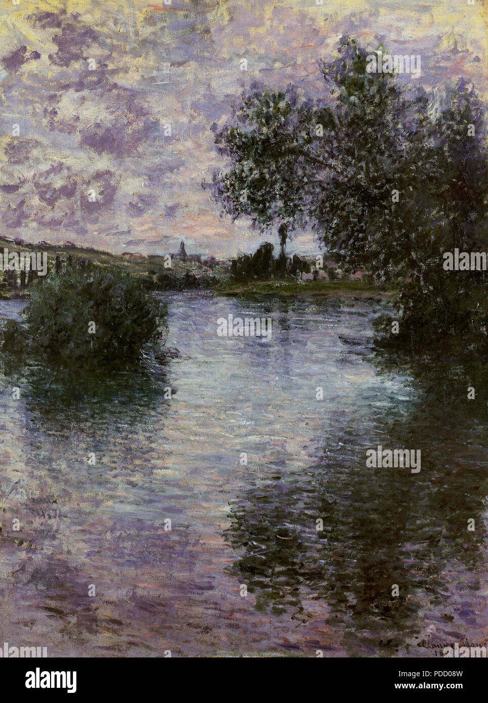Vétheuil, Claude Monet, 1879. Banque D'Images