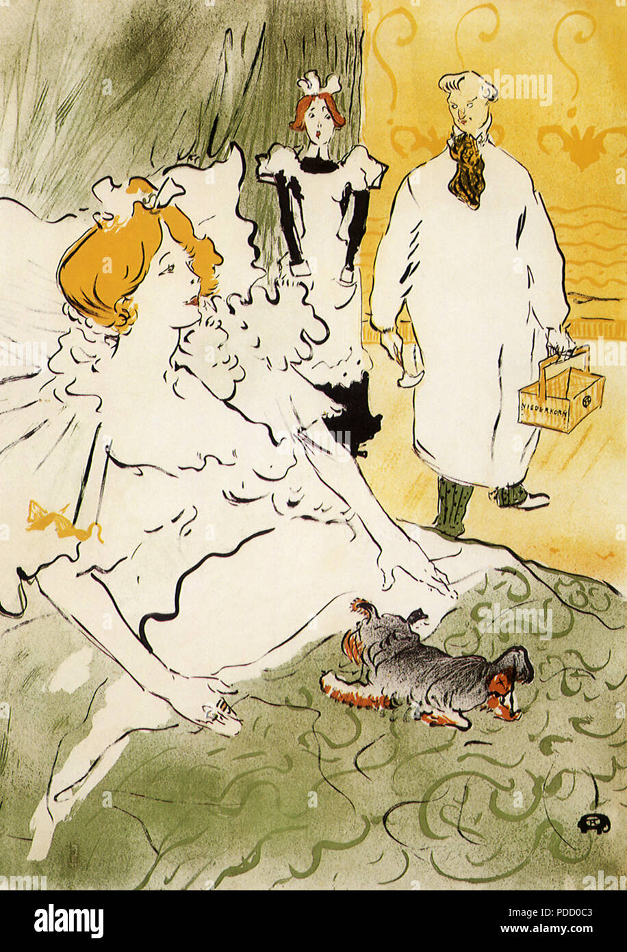L'ARTISAN MODERNE, Toulouse-Lautrec, Henri de, 1896. Banque D'Images