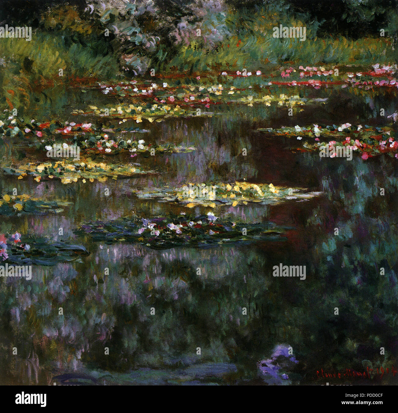 Water Lily Pond, Monet, Claude, 1904. Banque D'Images