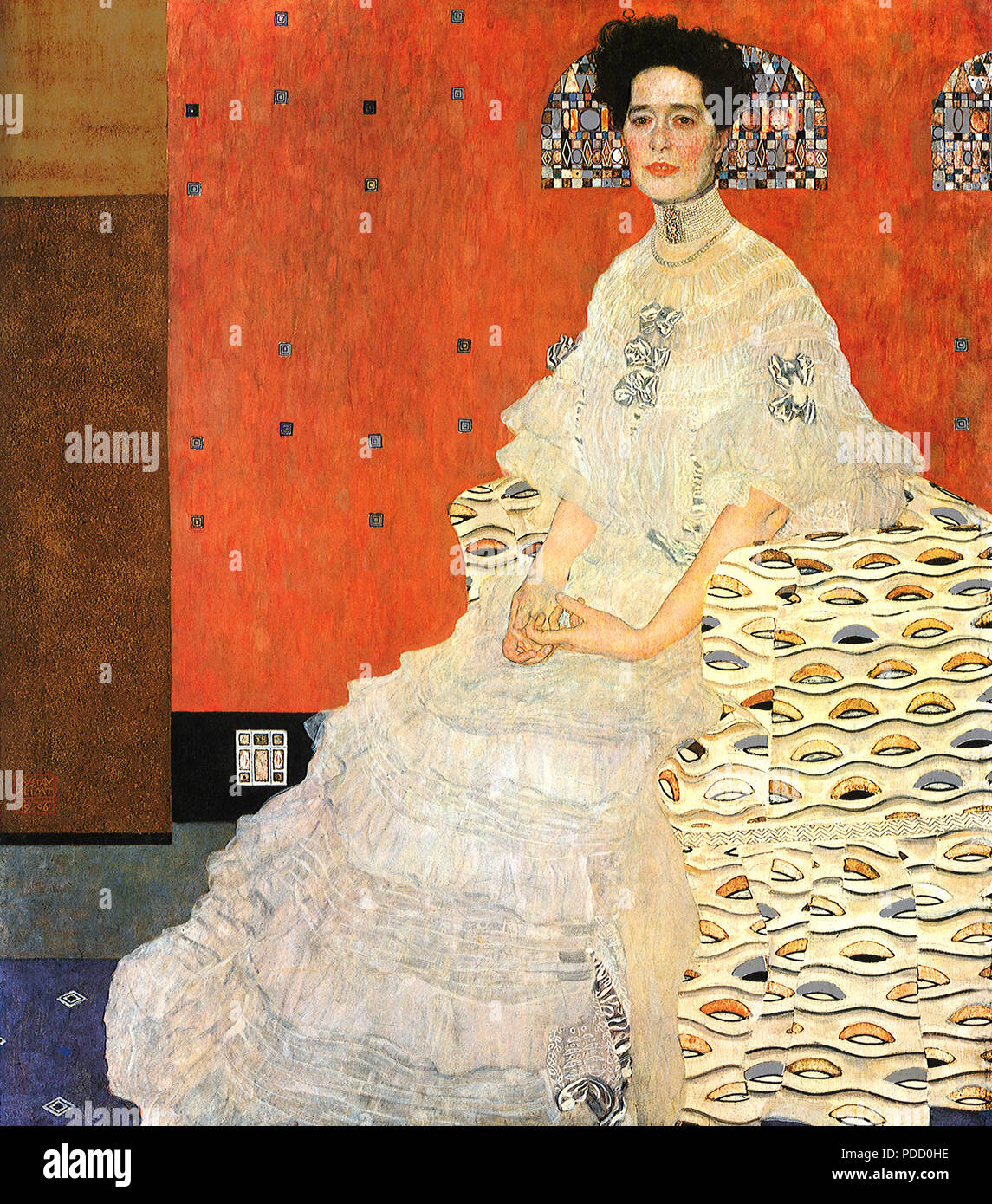 Portrait de Fritza Riedler, Klimt, Gustav, 1906. Banque D'Images