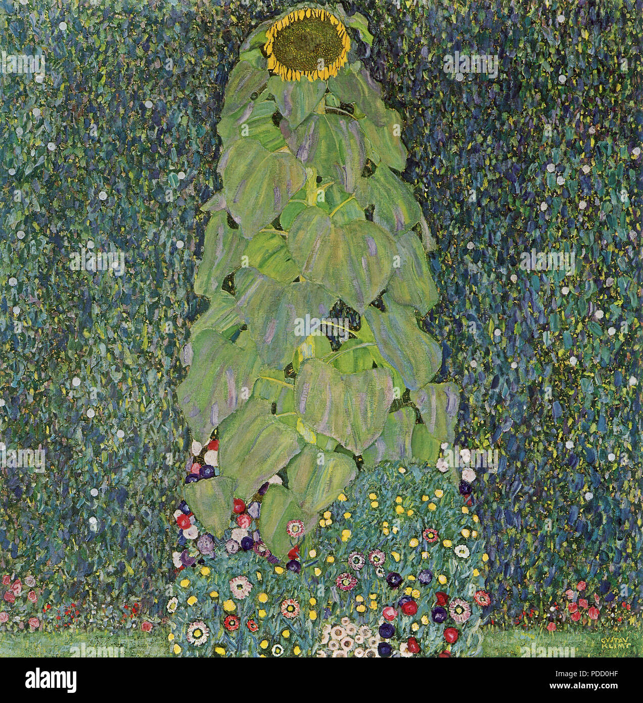 Le Tournesol, Klimt, Gustav, 1906. Banque D'Images