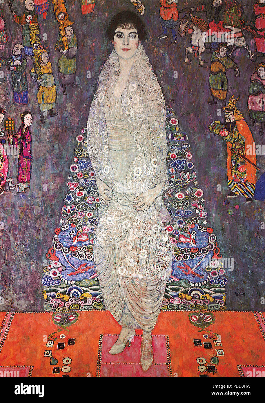 Portrait de la Baronne Elisabeth, Klimt, Gustav, 1915. Banque D'Images