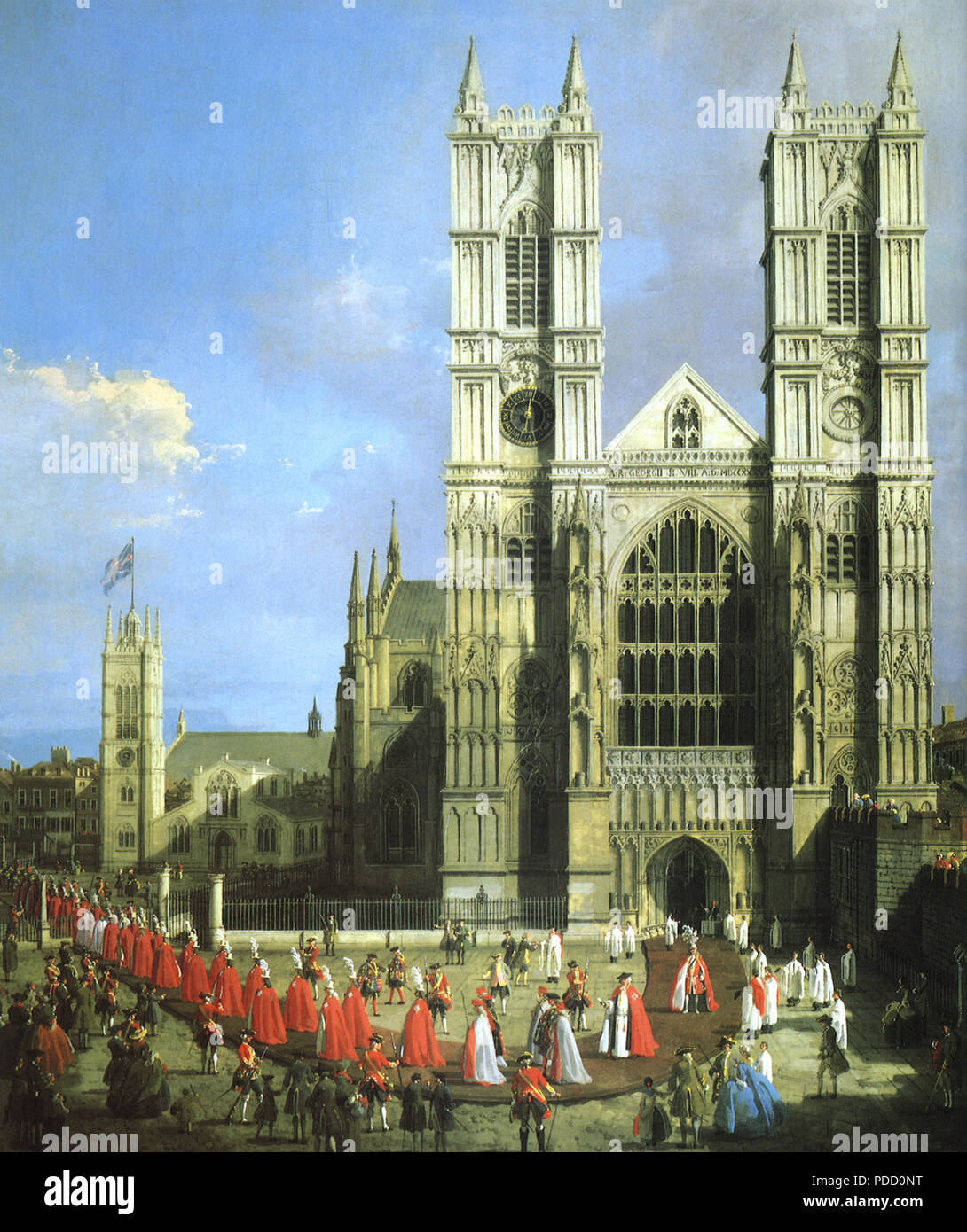 Procession des Chevaliers, Canaletto, Antonio, . Banque D'Images