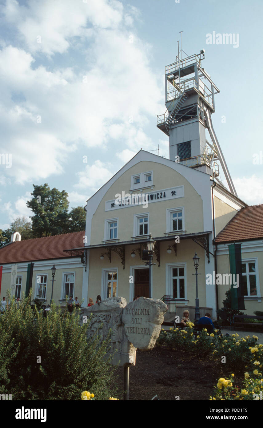 Mine de sel de Wieliczka Wieliczka, Cracovie, en Pologne Banque D'Images