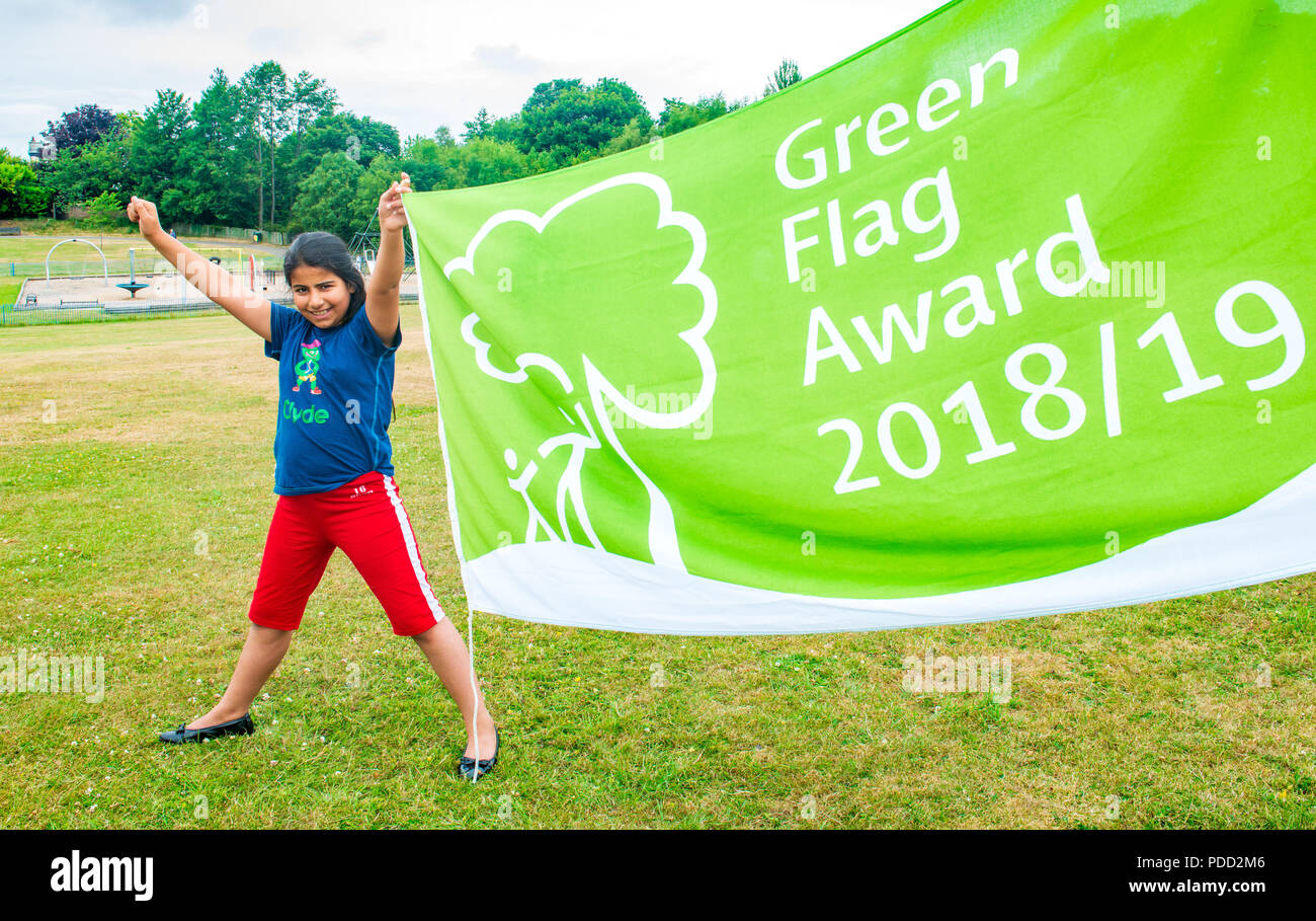 En photo Shirine Al Assaf 11 COMMUNIQUÉ de PRESSE pour l'utilisation immédiate des prix Green Flag pour l'écossais 71 Banque D'Images