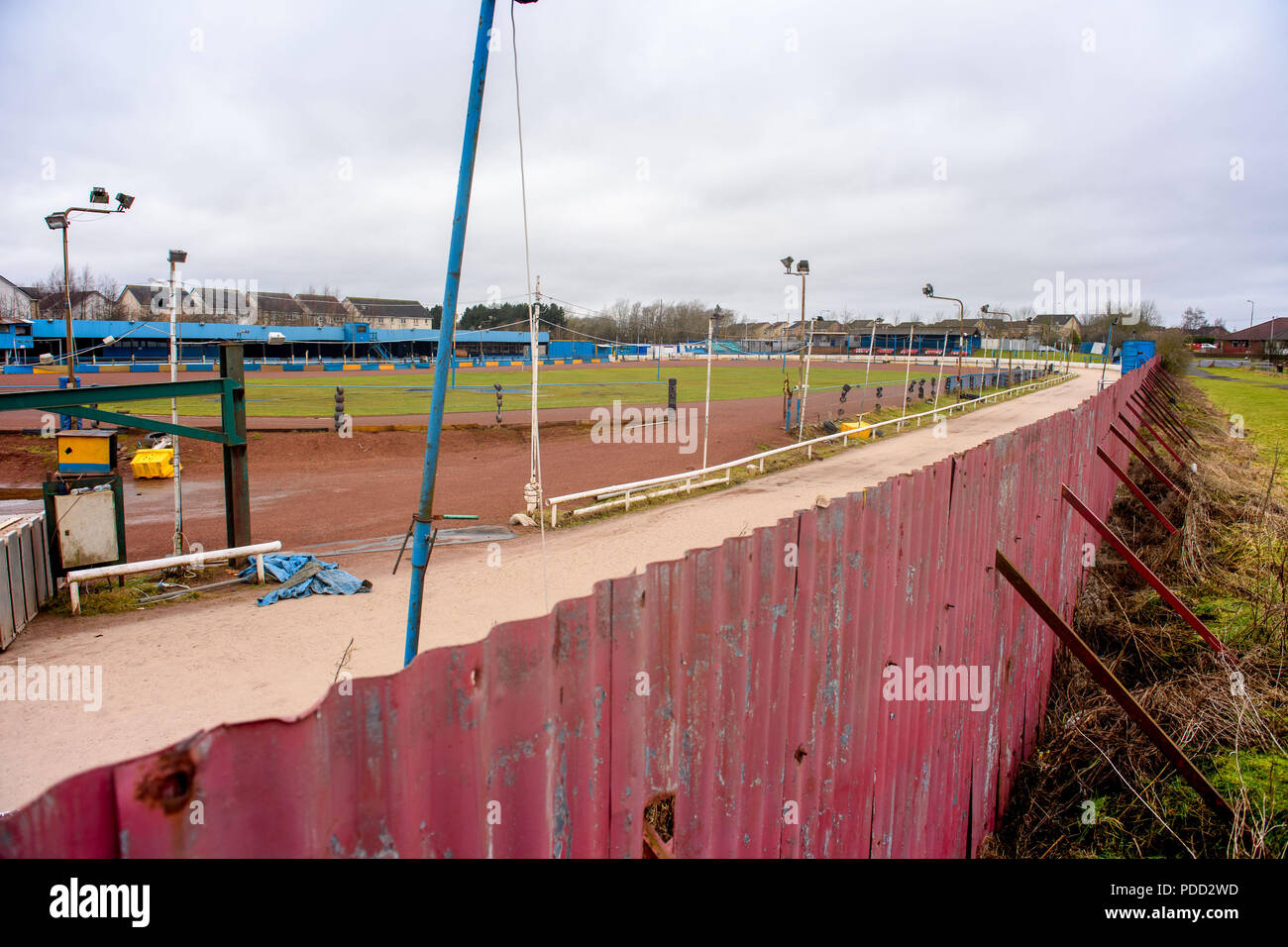 Stade Armadale, circuit de course, GV Banque D'Images