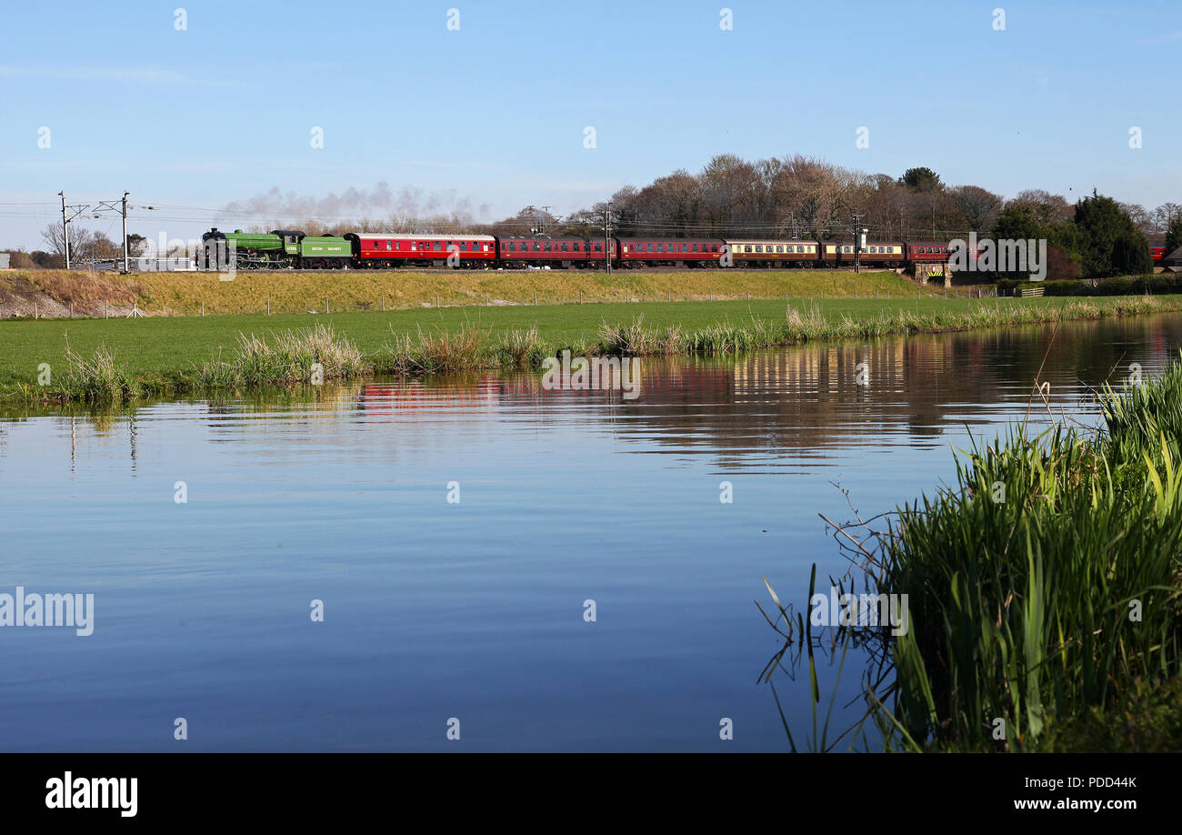 61306 Stubbins passe Lane sur 2.5.13 sur la WCML. Banque D'Images