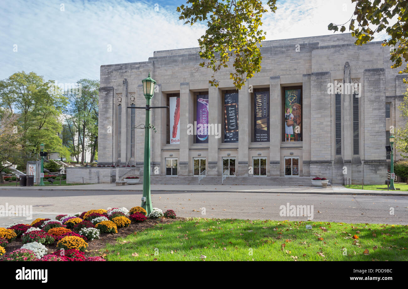 BLOOMINGTON, IN/USA - 22 octobre 2017 : Indiana University Auditorium sur le campus de l'Université de l'Indiana. Banque D'Images