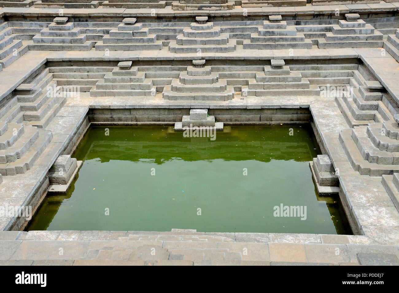 Pushkarni, Hampi, Karnataka, Inde Banque D'Images