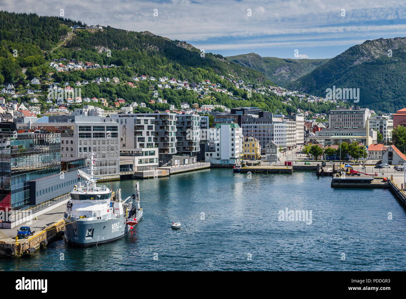 Port de Bergen, Norvège Photo Stock - Alamy