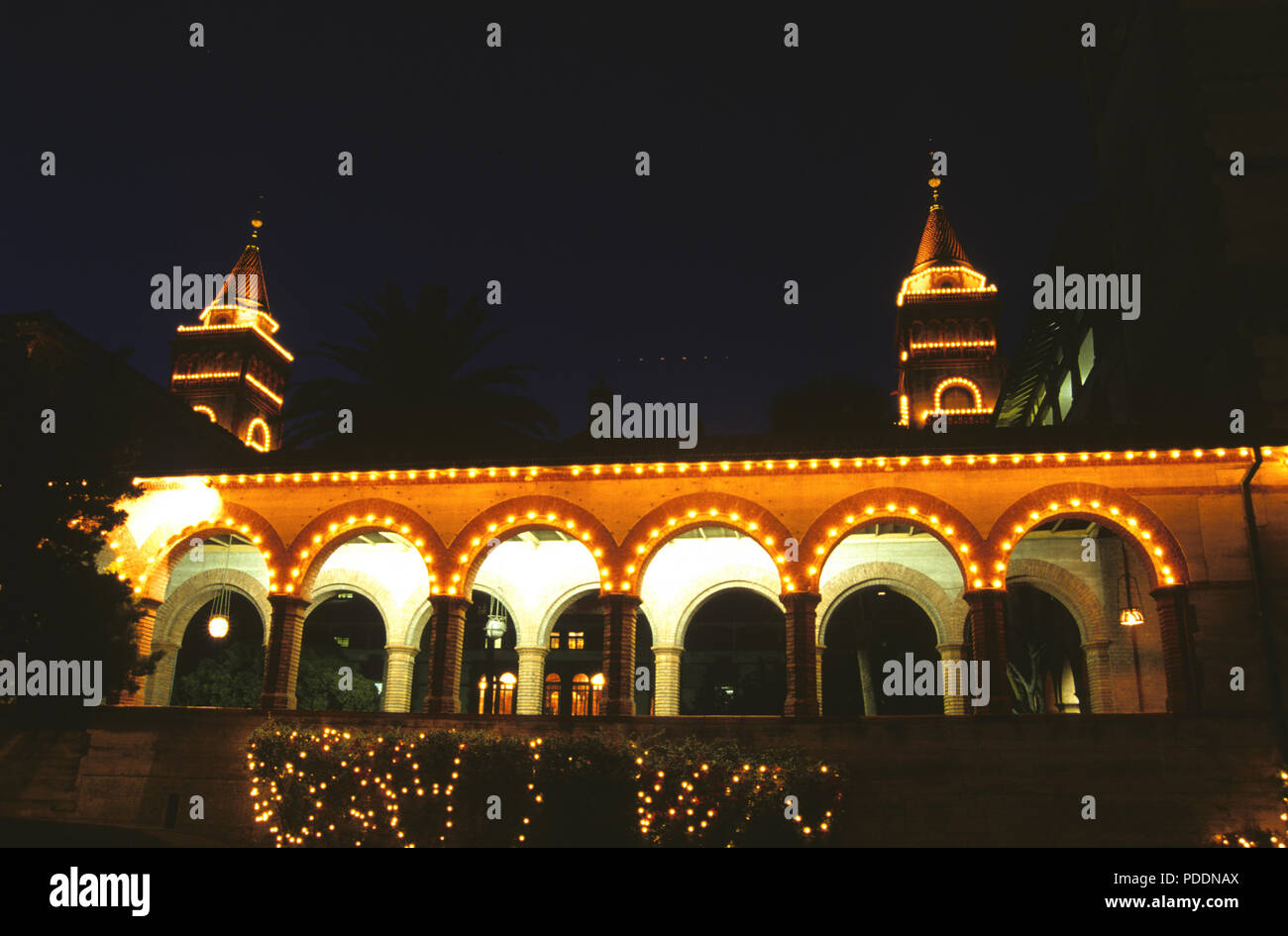 Nuits de feux, Saint Augustine, Floride Banque D'Images