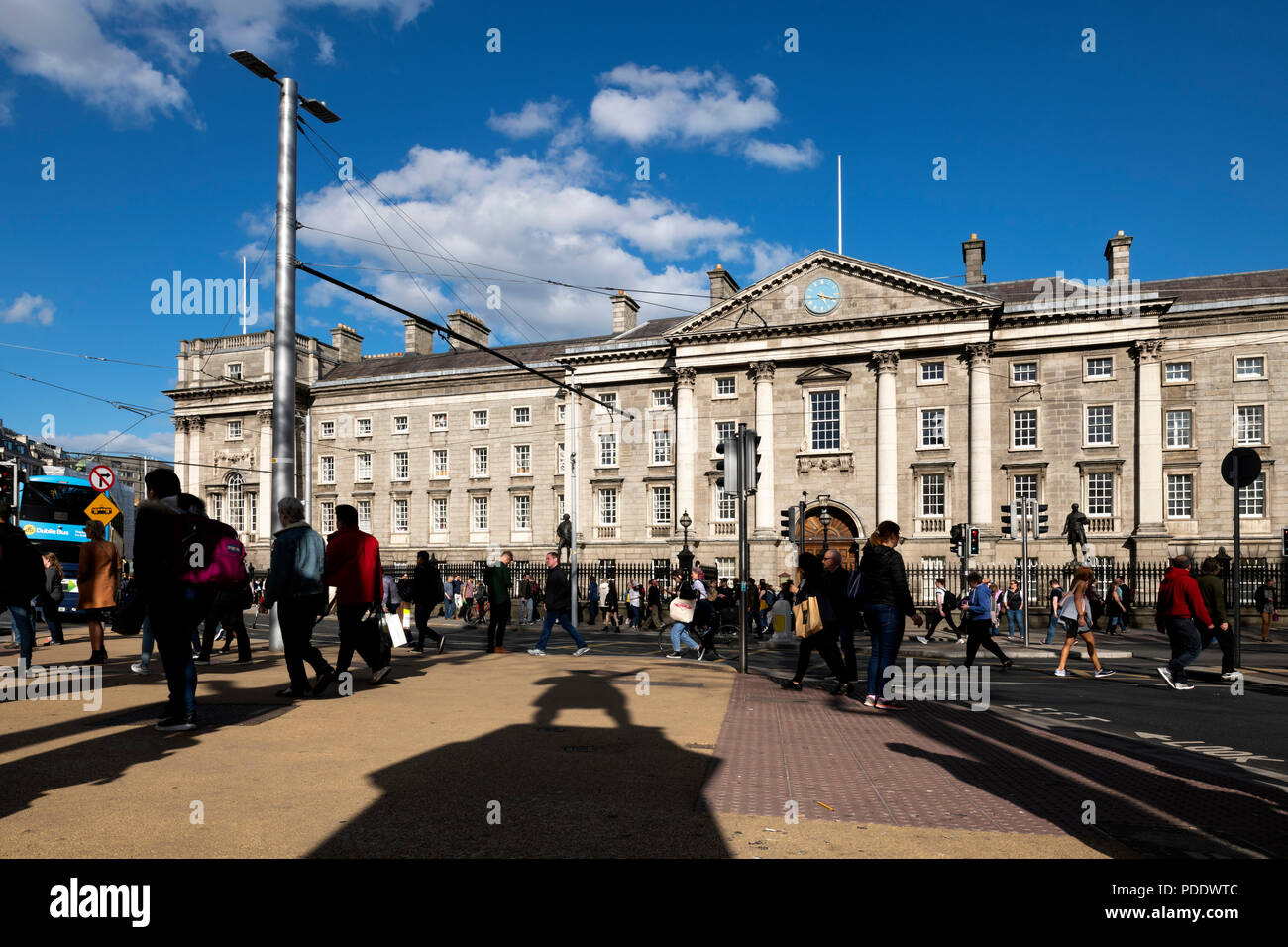 Trinity College, Dublin, Irlande, Banque D'Images