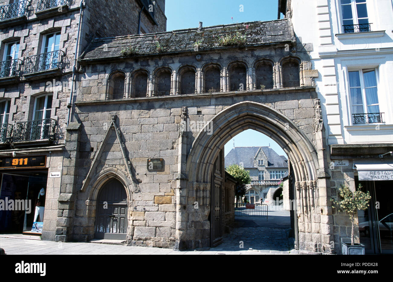 Couvent des Coroeliers à Dinan, Bretagne Banque D'Images