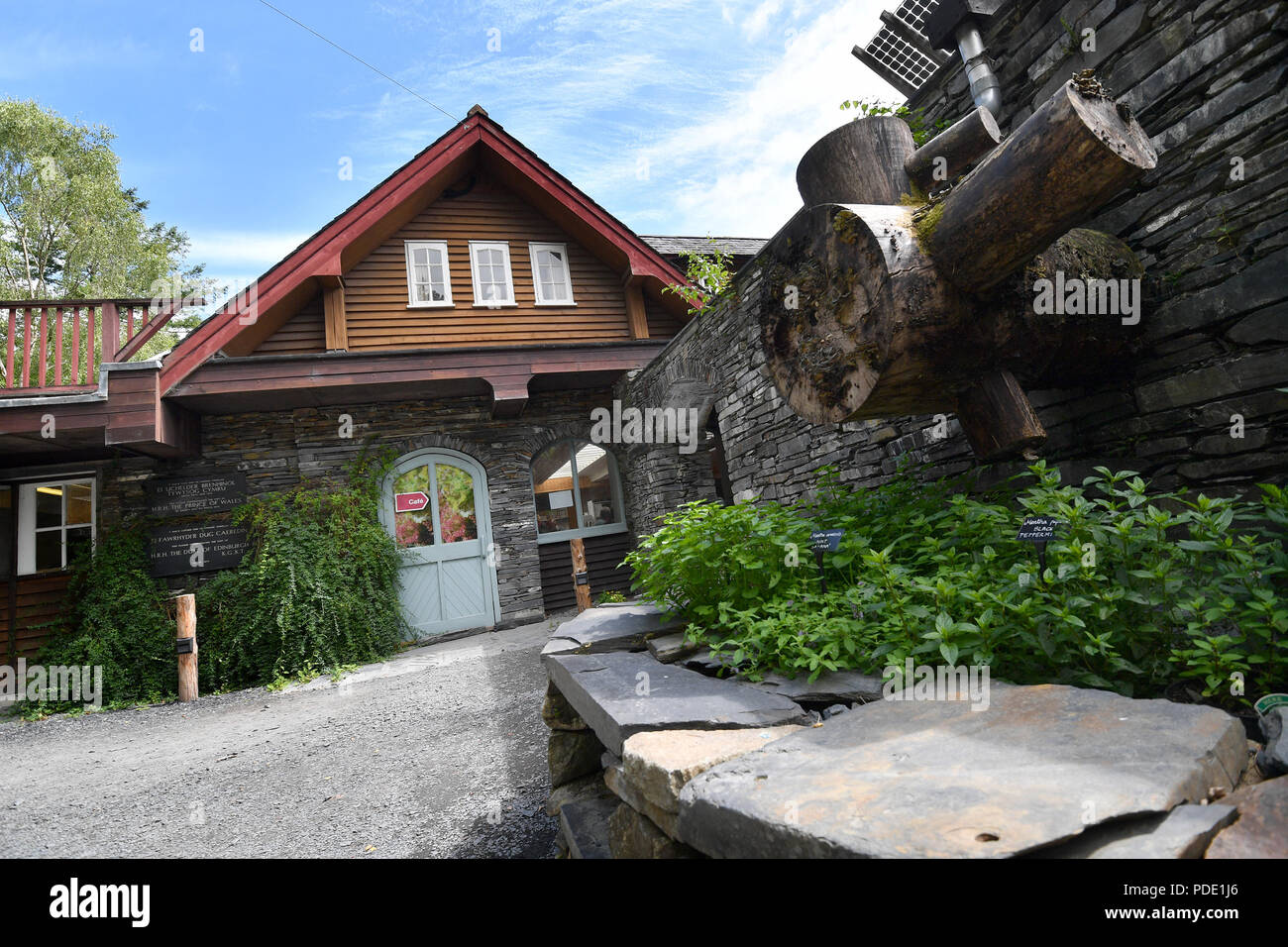 Le Centre for Alternative Technology dans Pantperthog, au Pays de Galles Banque D'Images