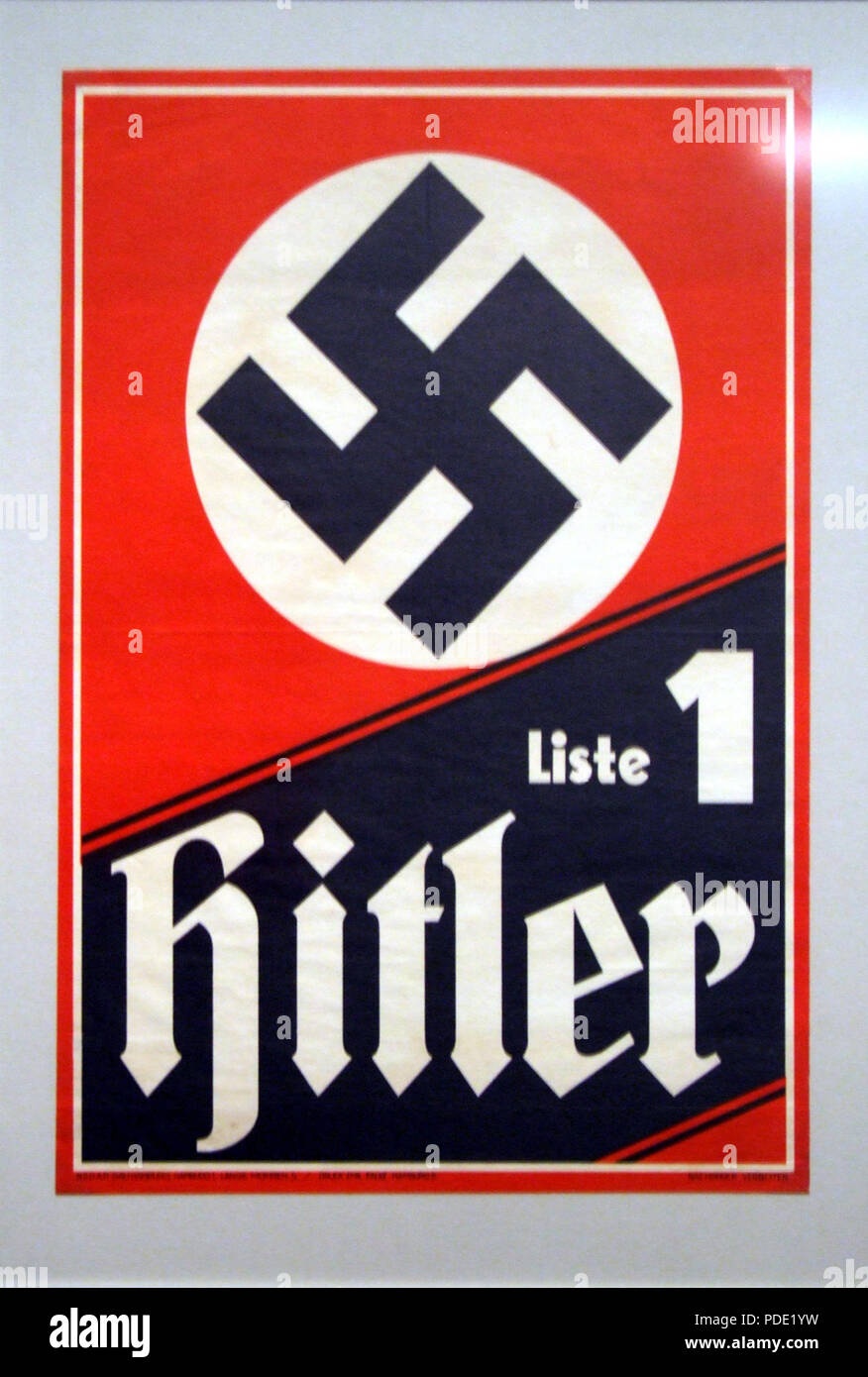 112 DHM - NSDAP poster Banque D'Images