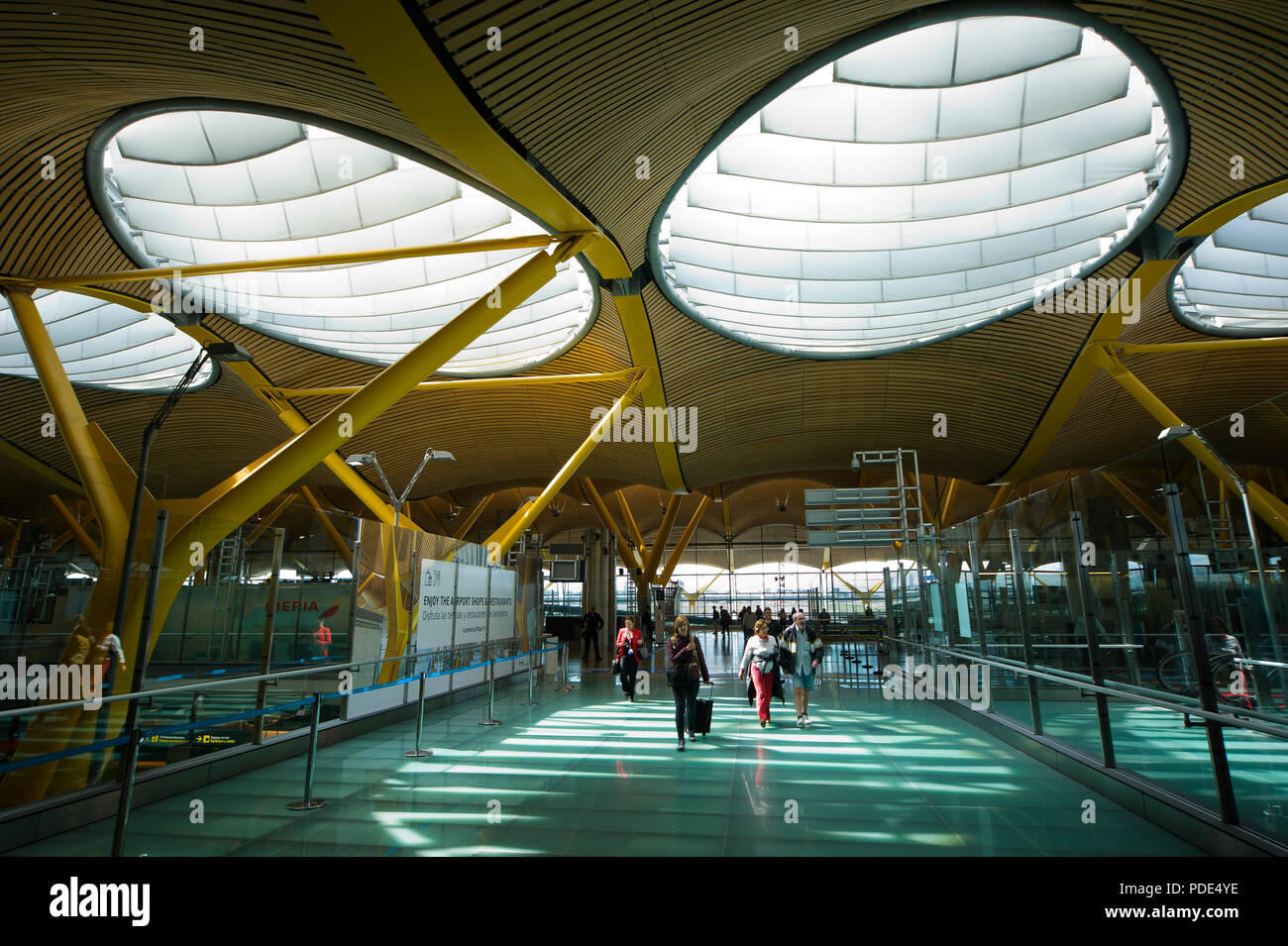 L'Aéroport International de Madrid, Madrid, Espagne Banque D'Images